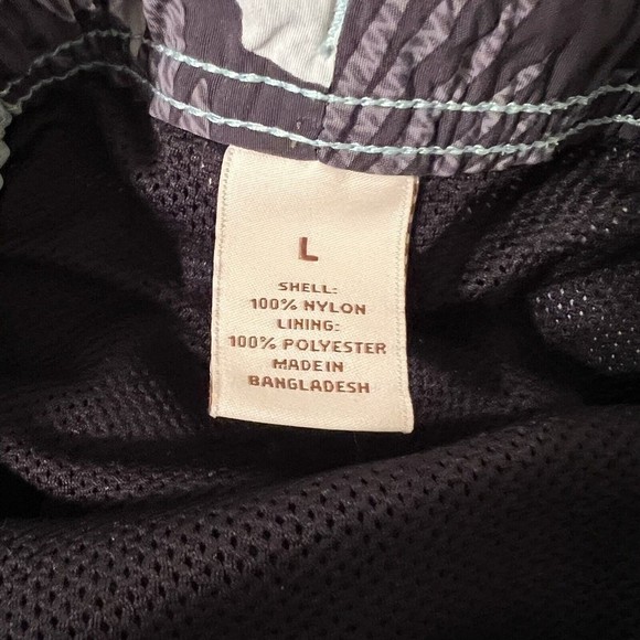 Caribbean Swimwear Large Gray Elastic Waist Drawstring Swim Board Shorts Mesh - Picture 7 of 10